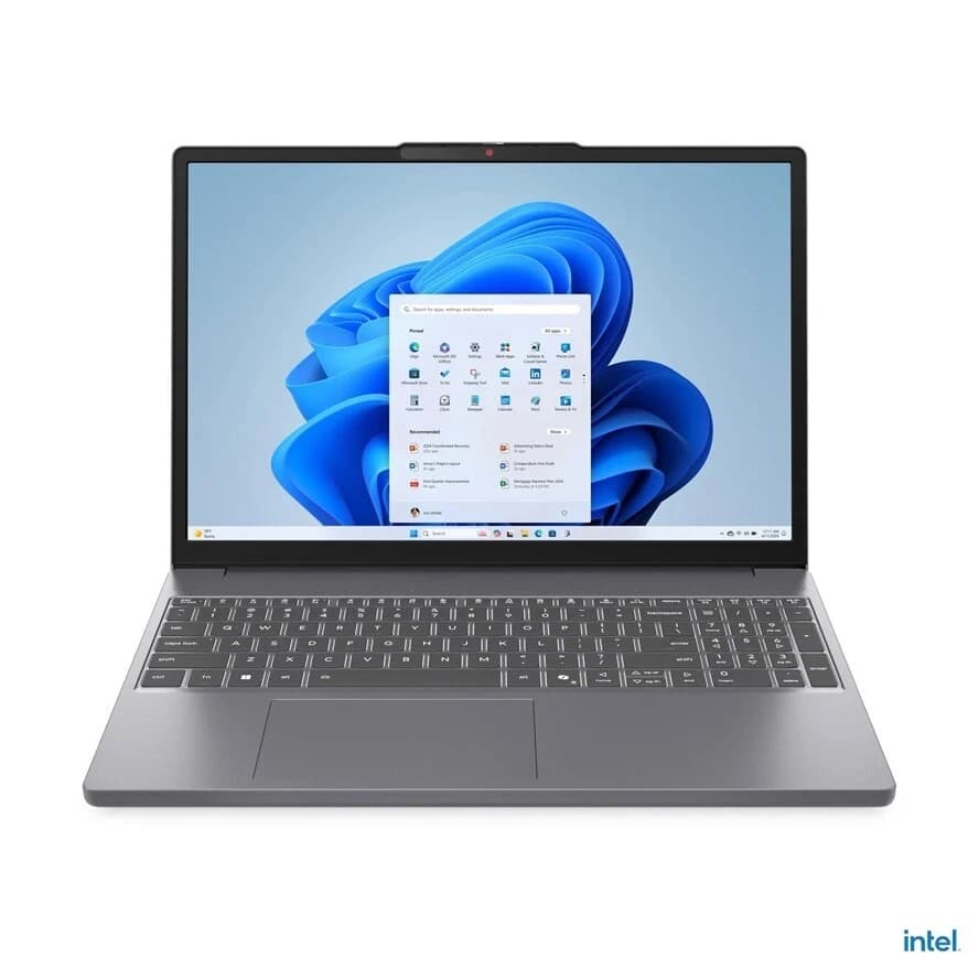 Ноутбук Lenovo IdeaPad Slim 3 15IRH10 i5-13420H (up 4.6Ghz) 16GB DDR5, 512GB SSD NVMe(2242) 15.6" FHD (1920x1080), Type-C, HDMI, Int VGA, WiFi ac, BT 5.2, DOS, ENG-RUS, Luna Grey [83HF00E9IG] - T