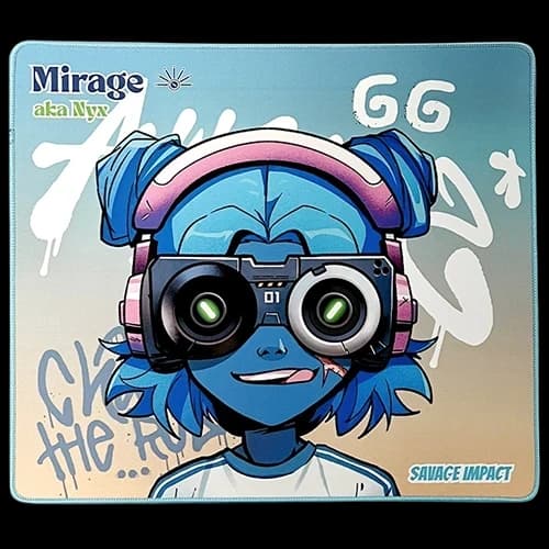 A4TECH BLOODY SAVAGE BP-45W NYX MIRAGE PROFESSIONAL GAMING MOUSE PAD (450x400x5mm)