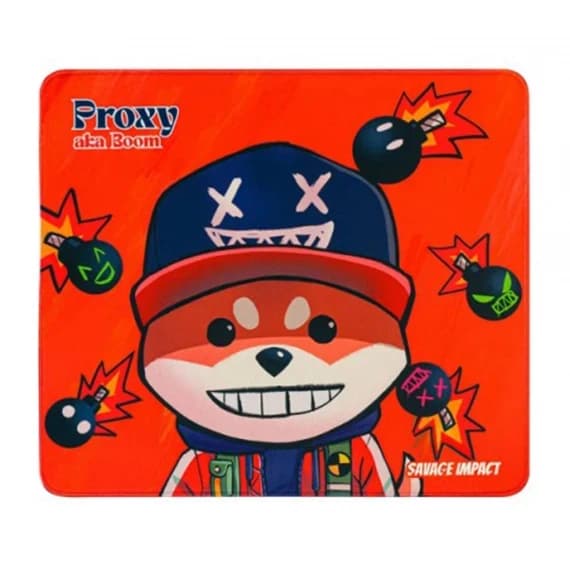 A4TECH BLOODY SAVAGE IMPACT BP-45 PROXY BOOM FIRE RED ELITE PRECISION GAMING MOUSE PAD (450x400x5mm)