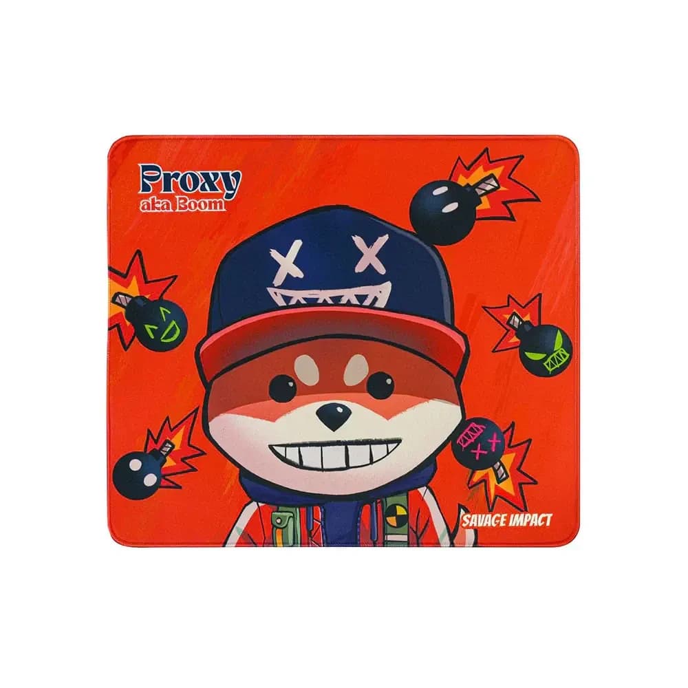 A4TECH BLOODY SAVAGE IMPACT BP-45 PROXY BOOM FIRE RED ELITE PRECISION GAMING MOUSE PAD (450x400x5mm)