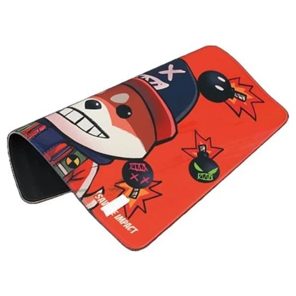 A4TECH BLOODY SAVAGE IMPACT BP-45 PROXY BOOM FIRE RED ELITE PRECISION GAMING MOUSE PAD (450x400x5mm)