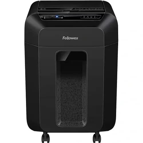 Шредер Fellowes AUTOMAX 90M Уровень секретности P-4, Фрагмент 4х12 мм, Подача 9(90) лист, автоподача, Емкость корзины 17 л, Уничтожение скоб, скрепок, пл. карт, Черный