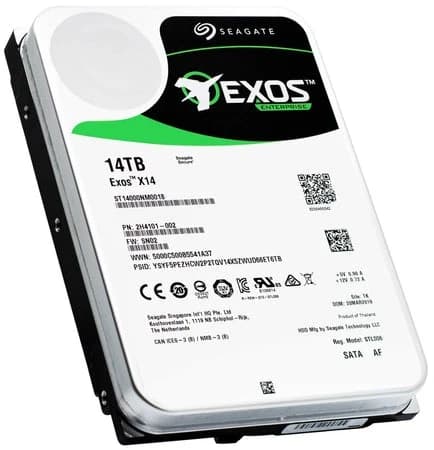 Seagate 14TB 7200rpm 256MB EXOS X14 Surveillance ST14000NM0018 SATAII/SATAIII