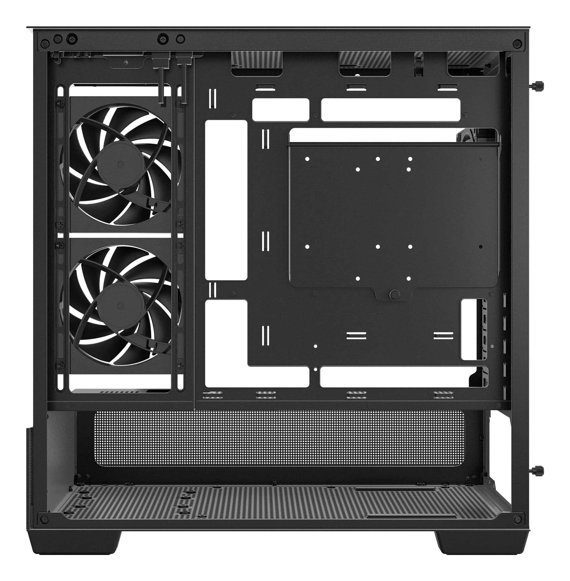 DEEPCOOL MATX CG380 3F w/o PSU USB3.0×2 Front , Type-C + 120mm*3 ARGB fans