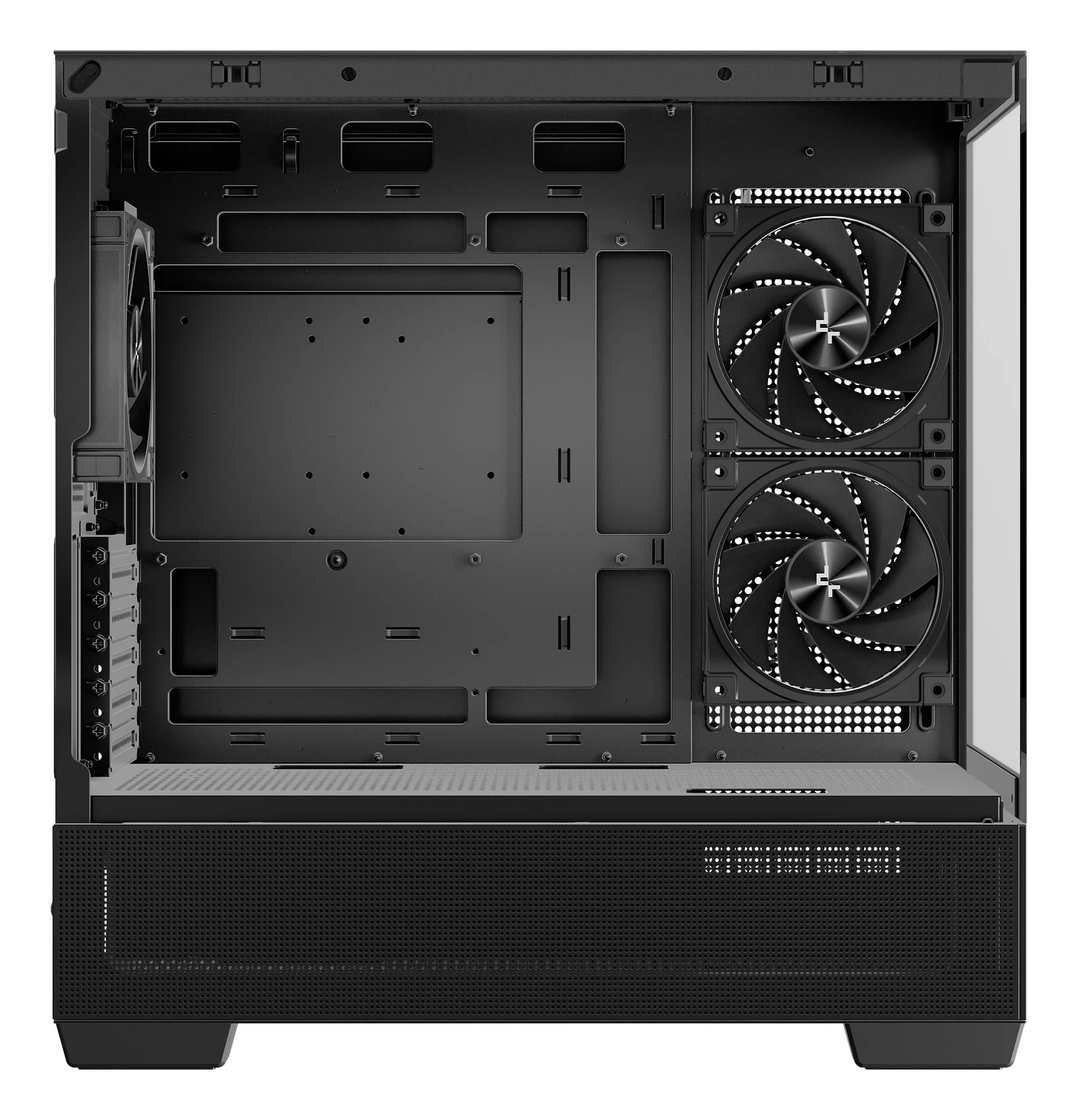 DEEPCOOL MATX CG380 3F w/o PSU USB3.0×2 Front , Type-C + 120mm*3 ARGB fans
