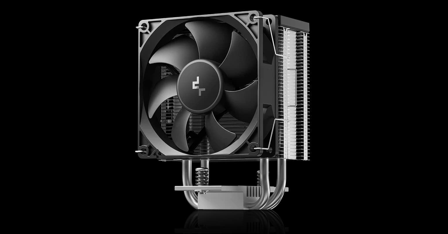 CPU cooler DEEPCOOL AG300 G2 BLACK LGA1700/1851/AMD 92mm PWM fan,500-3050rpm,3HP