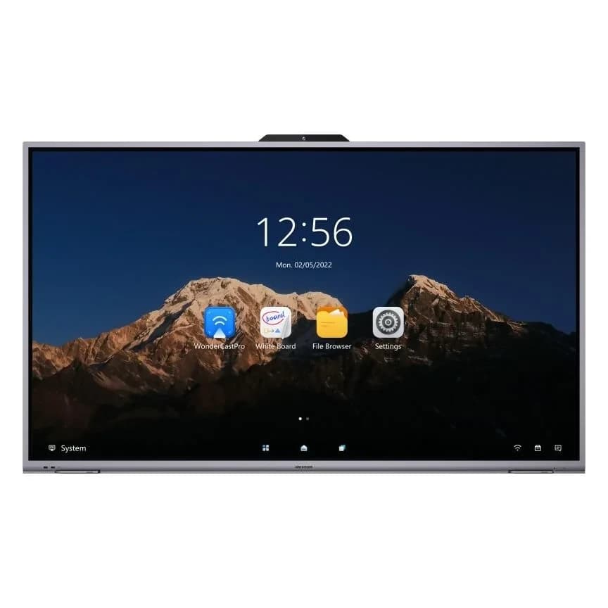 Interactive Flat Panel HIKVISION DS-D5B75RB/HP 75" 3840×2160 Android 14.0 8GB/128GB WebCam 8мп