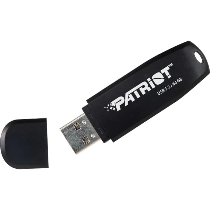 USB-флешка Patriot Xporter Core (64 ГБ, USB 3.2) чёрный