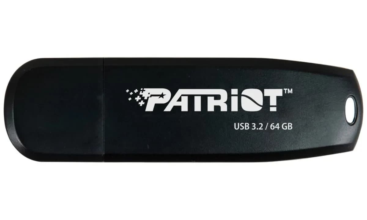 PEN DRIVE 64GB USB 3.2 PATRIOT XPORTER CORE BLACK