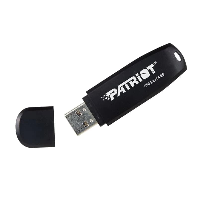 PEN DRIVE 64GB USB 3.2 PATRIOT XPORTER CORE BLACK