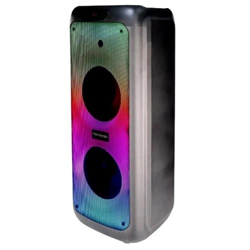 Microlab Party Speaker PT1000W 80W RGB LED, 2*Mic, BT,5400mAH, 3.5mm Line in, microSD,USB, Remote