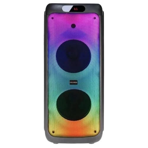 Microlab Party Speaker PT1000W 80W RGB LED, 2*Mic, BT,5400mAH, 3.5mm Line in, microSD,USB, Remote