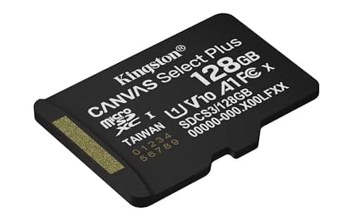 Карта памяти Kingston Canvas Select Plus G3 (128 ГБ, microSDXC, UHS-I)