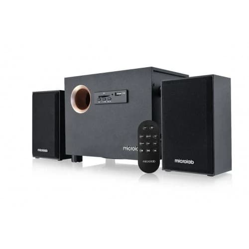 Microlab Subwoofer M-105R 2.1 10W (5W+2.5W*2) FM,USB,SD,REMOTE BLACK >40dB