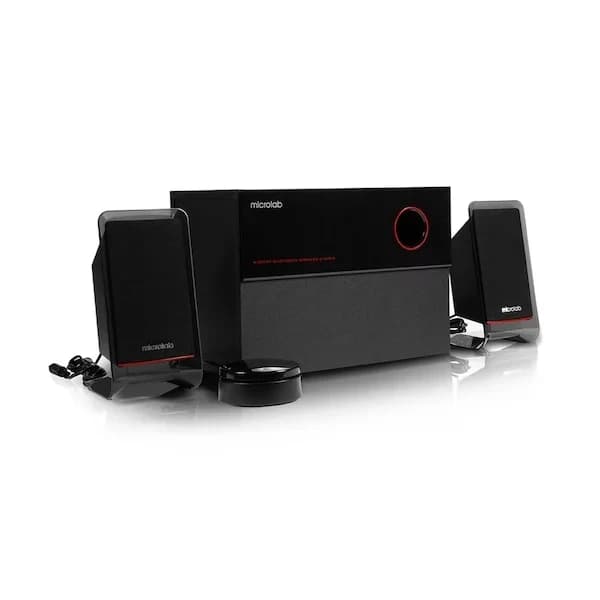 Microlab Subwoofer M-200BT 2.1 BLACK 40W(16W+12W*2) Bluetooth