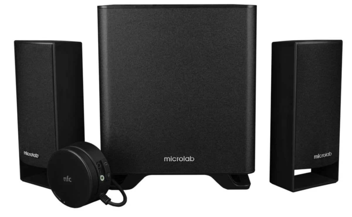 Microlab Subwoofer M-600BT 2.1 BLACK 40W(16W+2*12W) Bluetooth