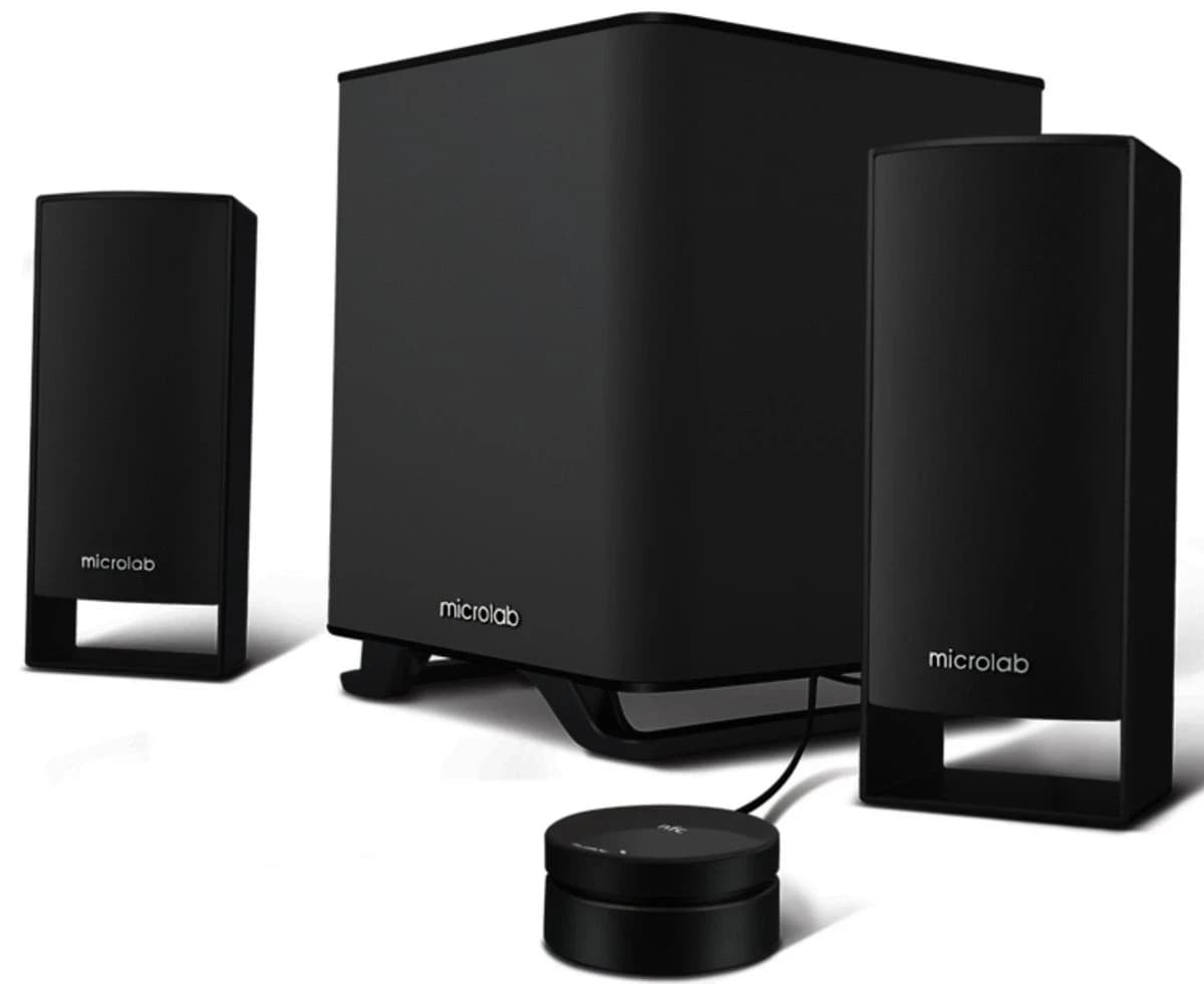 Microlab Subwoofer M-600BT 2.1 BLACK 40W(16W+2*12W) Bluetooth