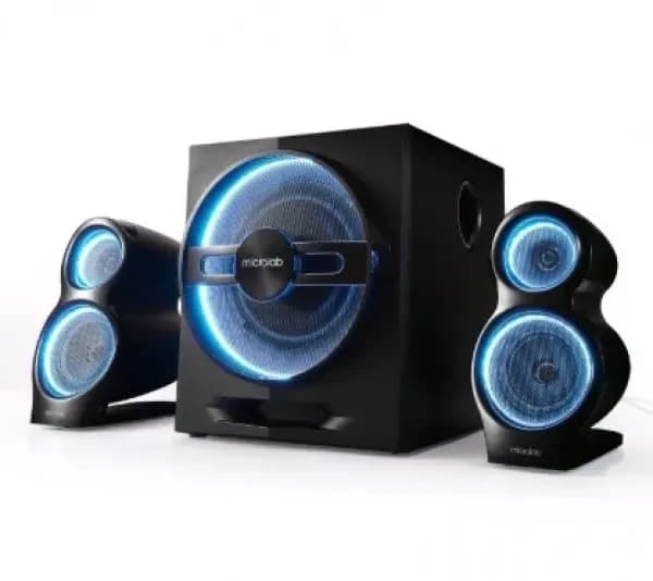 Microlab Subwoofer X3BT 2.1 BLACK 98W(24W*2+50W), Bluetooth 5.0
