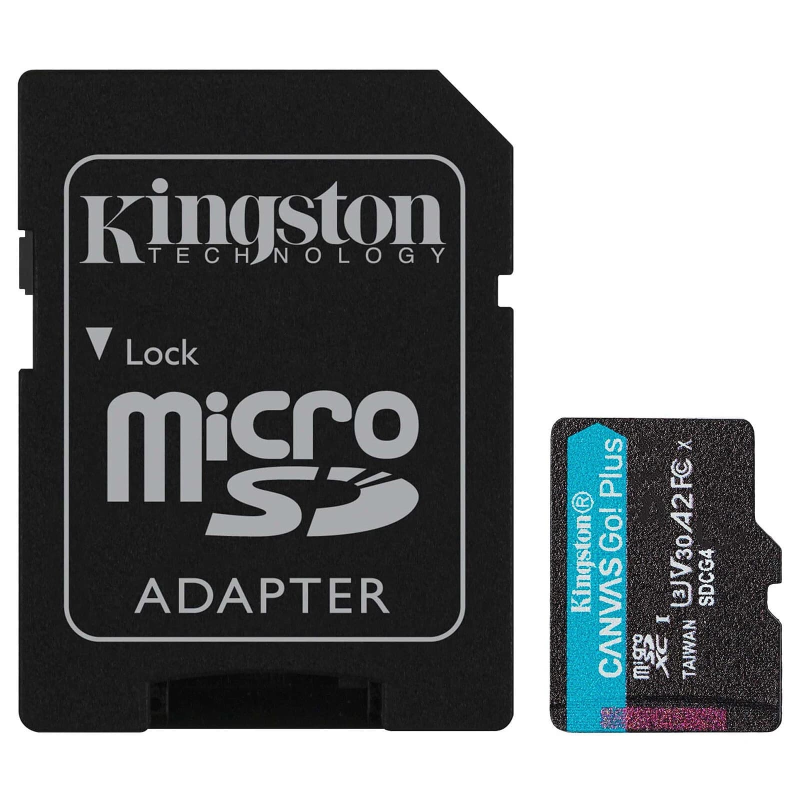 Micro Secure Digital Card (Trans Flash) 1TB HC10 KINGSTON Canvas Go Plus G4 200R A2 U3 V30