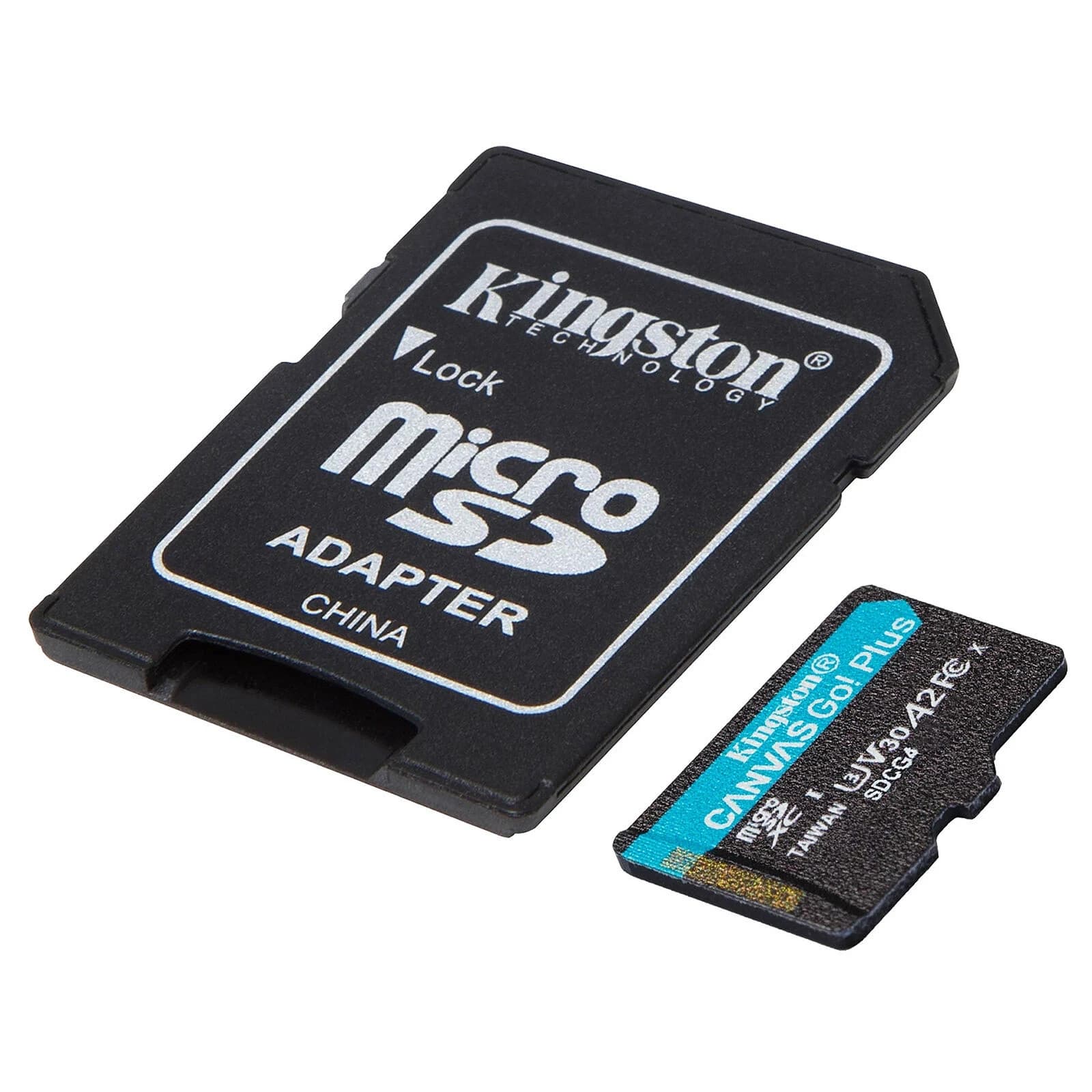 Micro Secure Digital Card (Trans Flash) 1TB HC10 KINGSTON Canvas Go Plus G4 200R A2 U3 V30