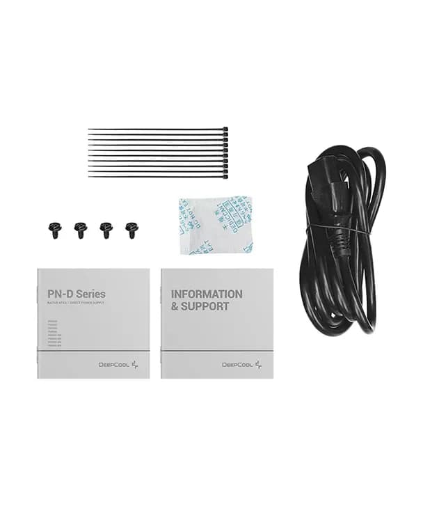 Power Unit DEEPCOOL PN650D 650W 80 PLUS GOLD certified 100-240V/ATX12V 3.1 & SSI EPS 12V Black flat