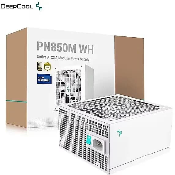 Power Unit DEEPCOOL PN850M WH WHITE 850W 80 PLUS GOLD certified 100-240V/ATX12V 3.1 & SSI EPS 12V