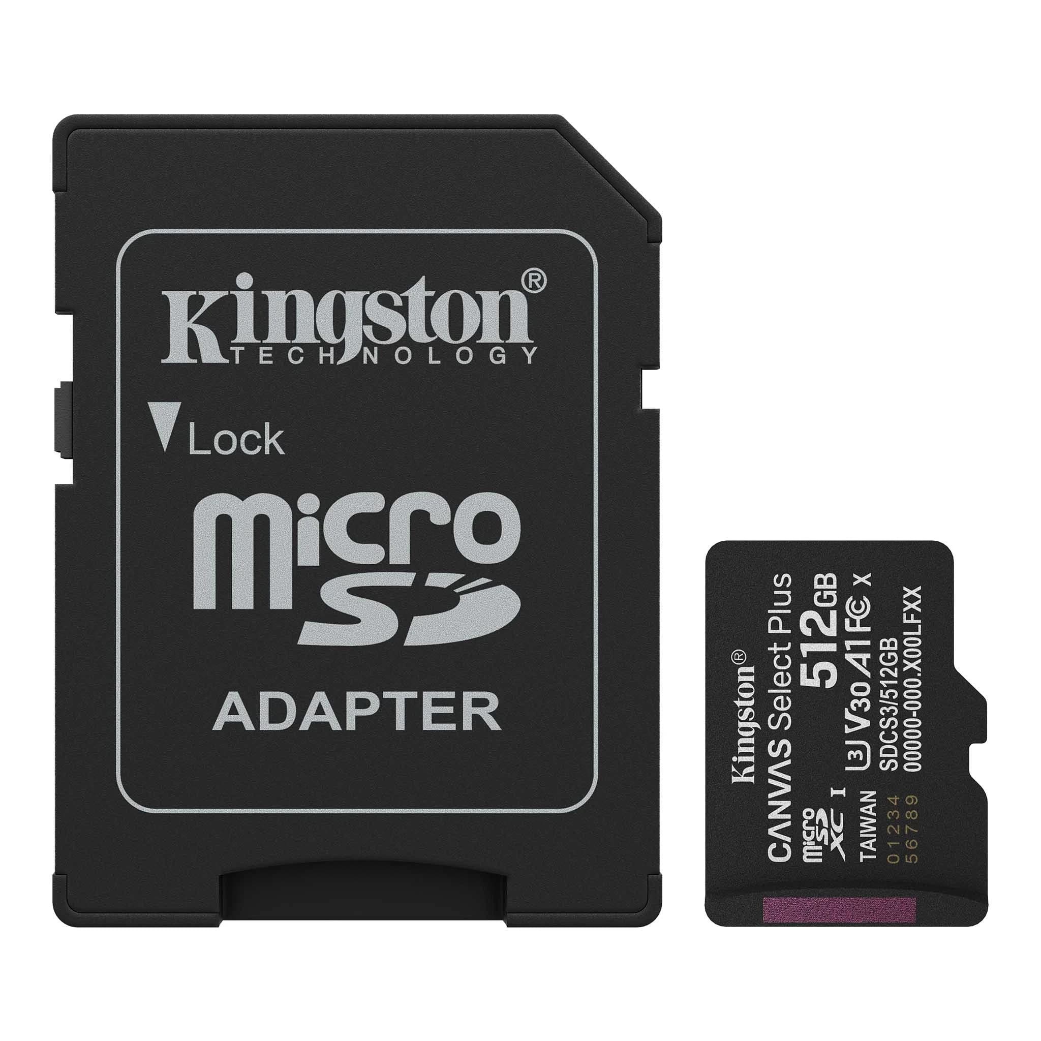 Micro Secure Digital Card (Trans Flash) HC10 KINGSTON Canvas Select Plus G3 150R A1