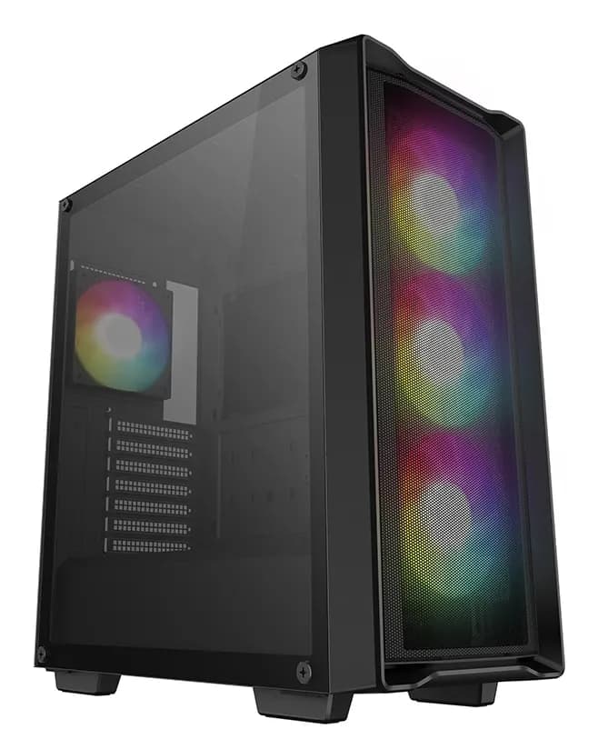DEEPCOOL ATX CC560 MESH V2 w/o PSU USB3.0×1 USB2.0×1 4×120mm ARGB FANS