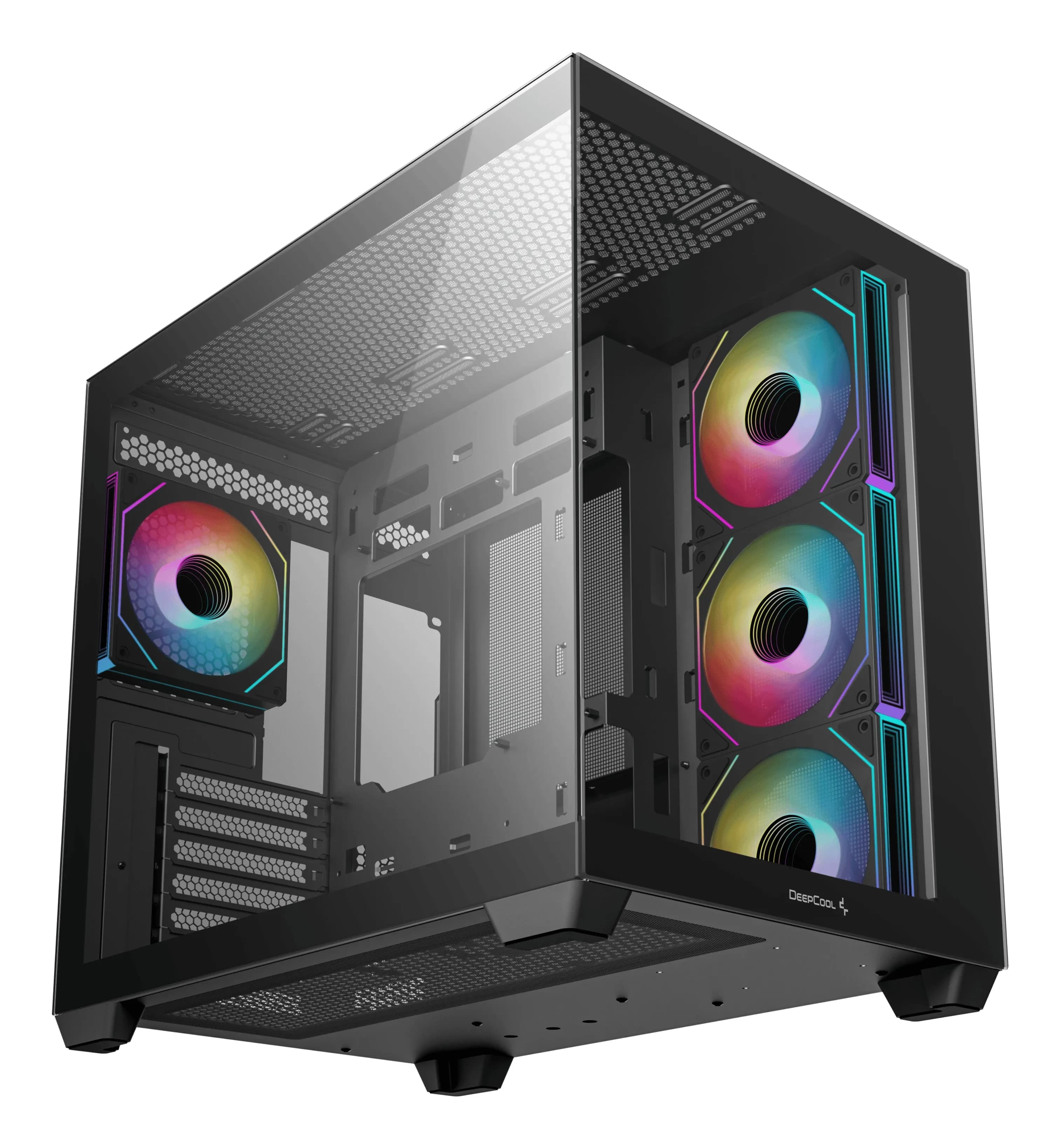 DEEPCOOL ATX CG530 4F w/o PSU USB3.0×2、USB2.0×1 Front, Type-С, 120mm*4 ARGB fans