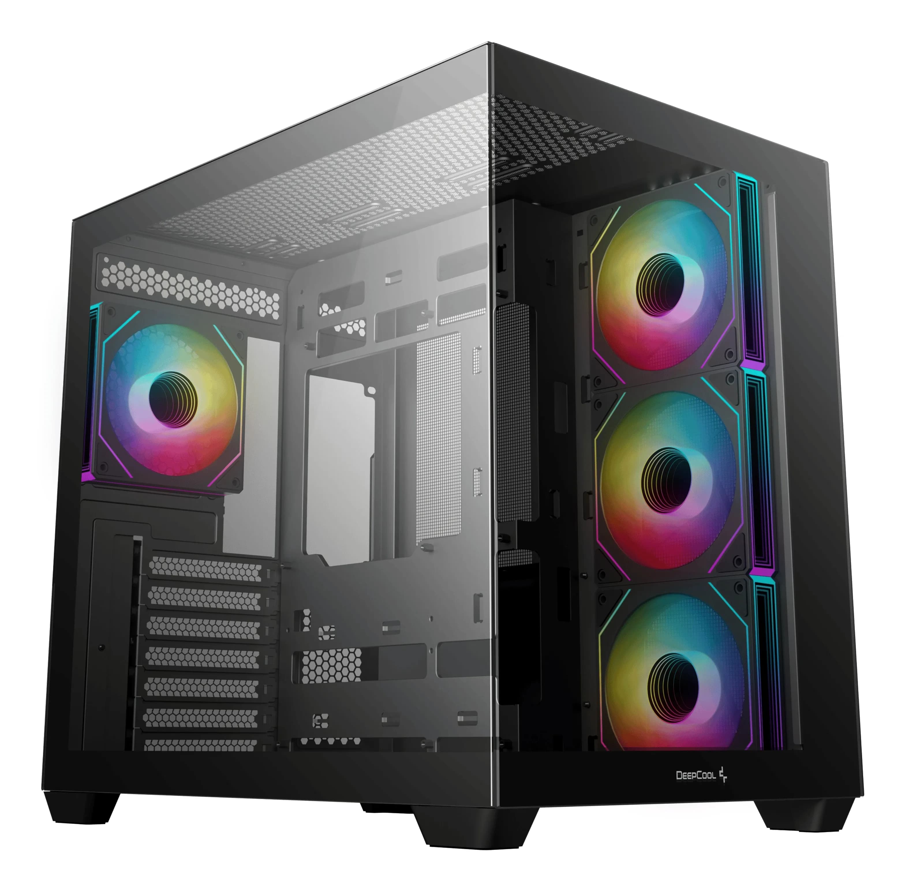 DEEPCOOL ATX CG530 4F w/o PSU USB3.0×2、USB2.0×1 Front, Type-С, 120mm*4 ARGB fans