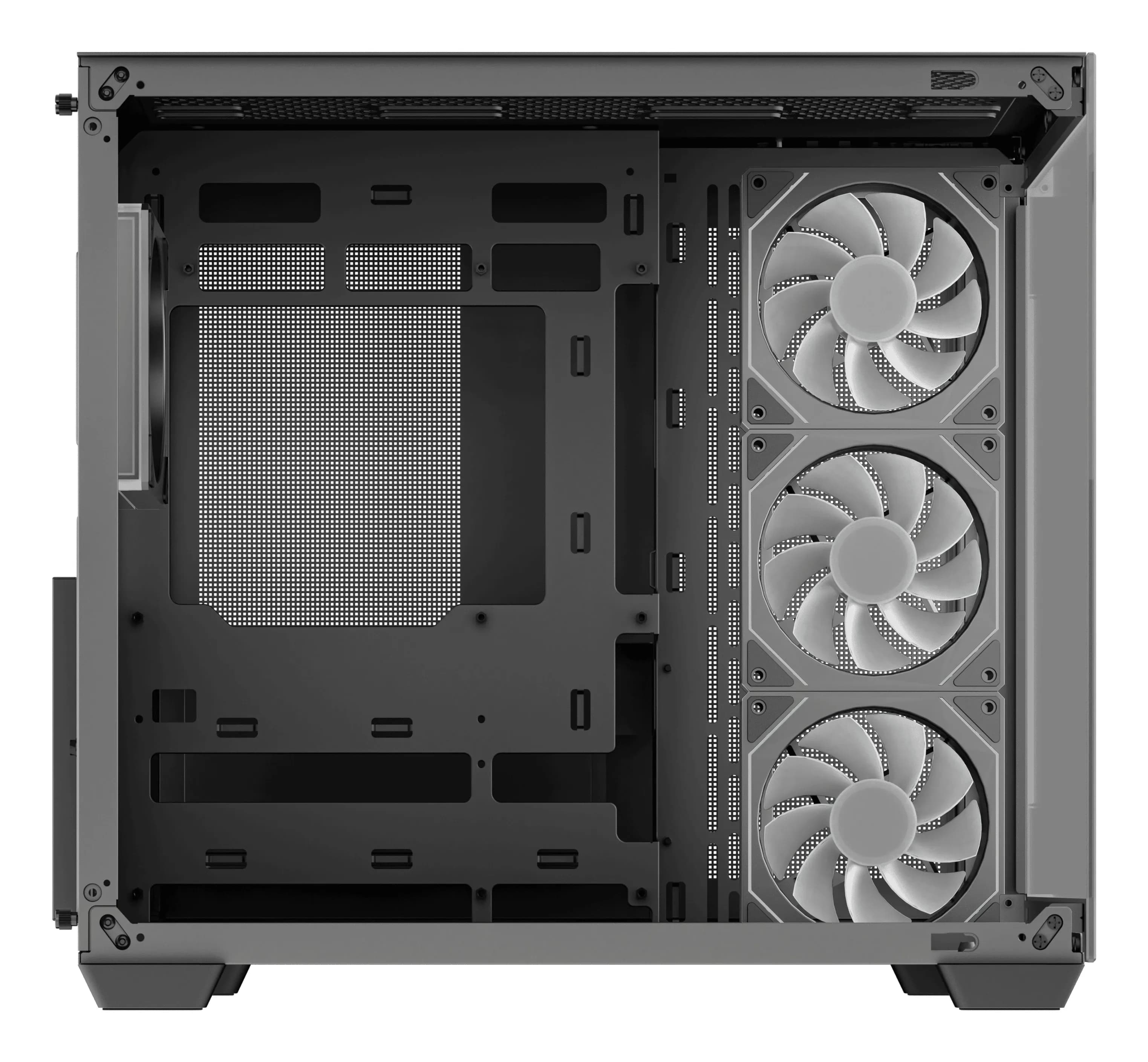 DEEPCOOL ATX CG530 4F w/o PSU USB3.0×2、USB2.0×1 Front, Type-С, 120mm*4 ARGB fans
