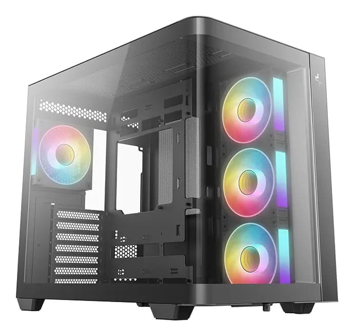 DEEPCOOL ATX CG530U 4F w/o PSU USB3.0×2、USB2.0×1 Front, Type-С, 120mm*4 ARGB fans