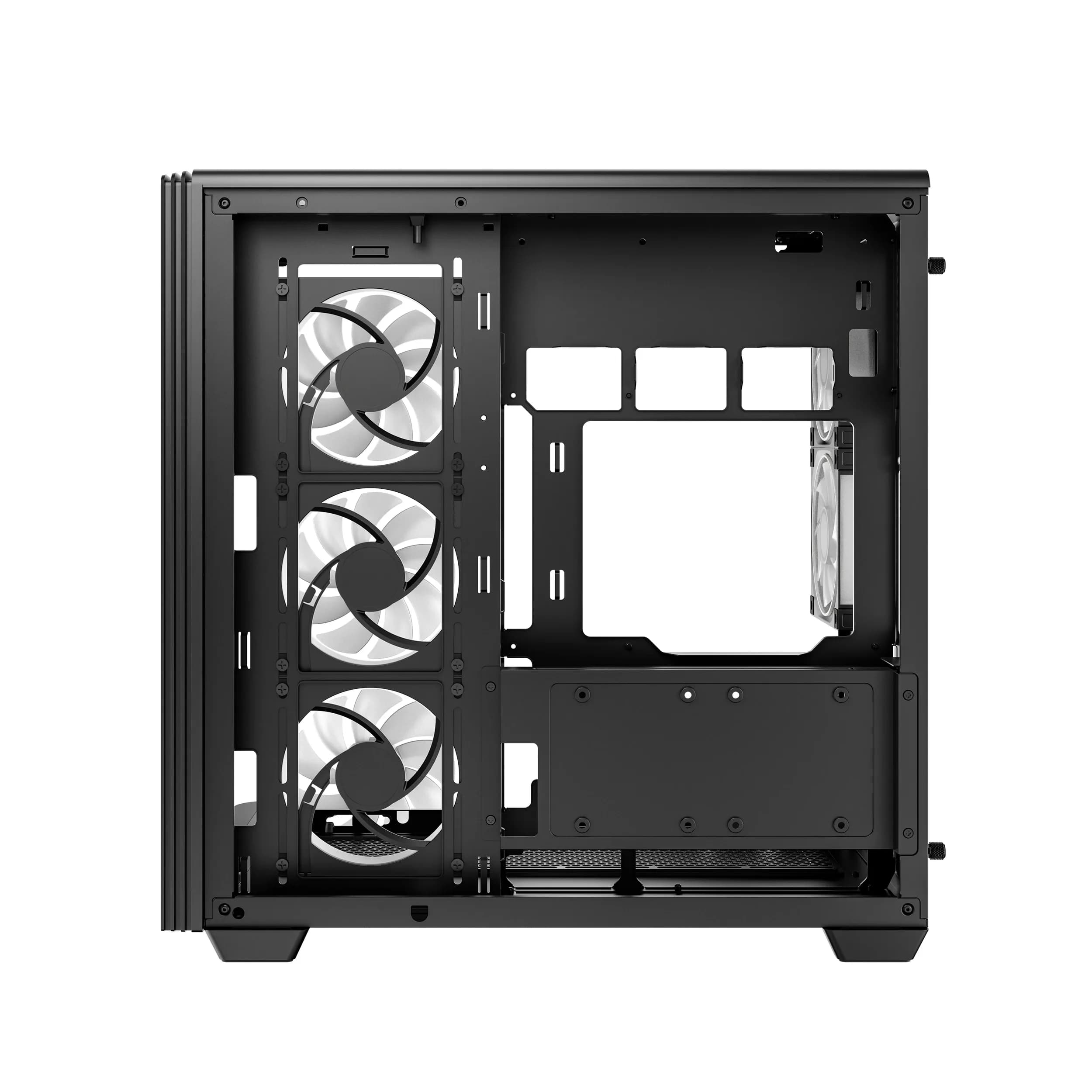 DEEPCOOL ATX CG590U 5F w/o PSU USB3.0×2 Front , Type-C + 5 fans