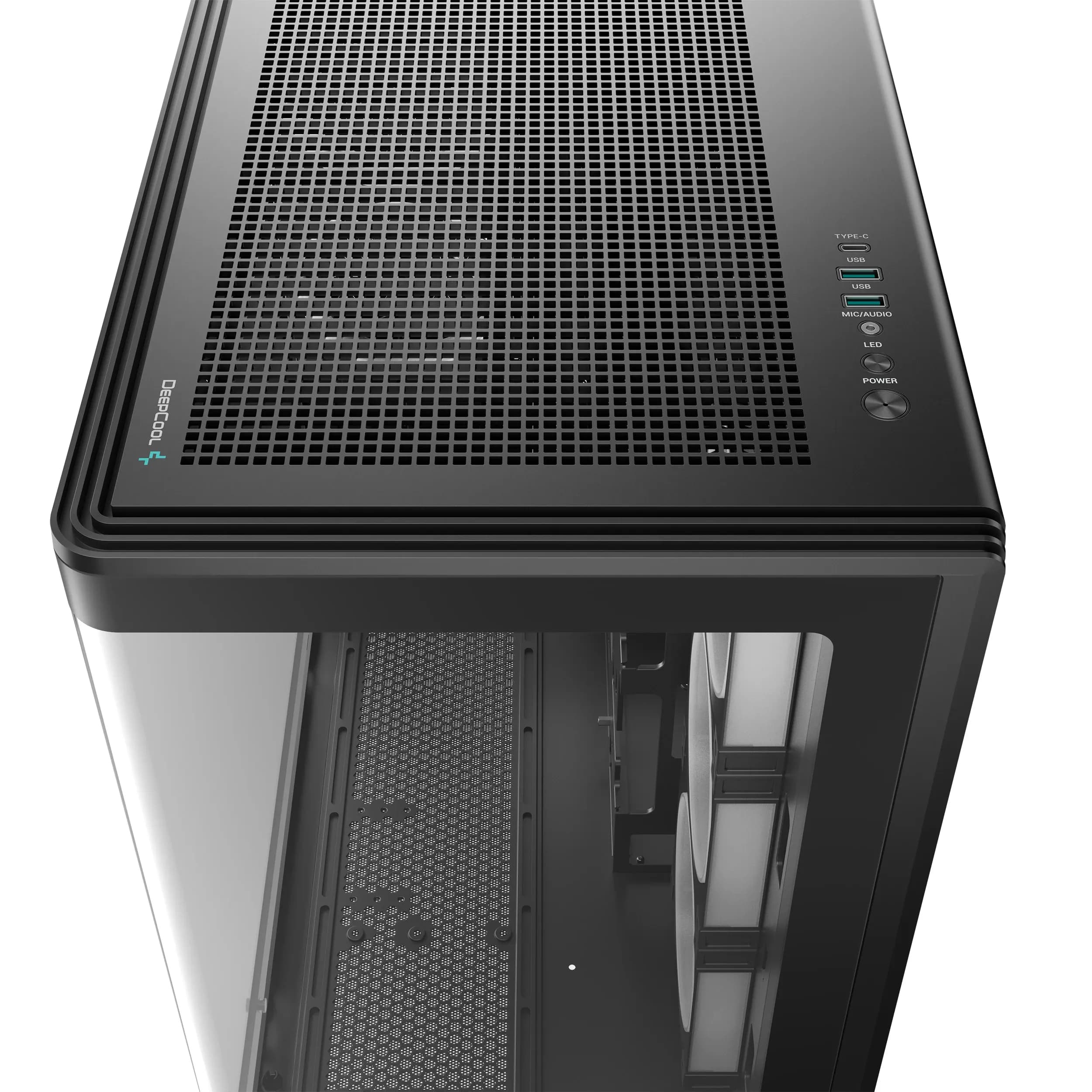 DEEPCOOL ATX CG590U 5F w/o PSU USB3.0×2 Front , Type-C + 5 fans