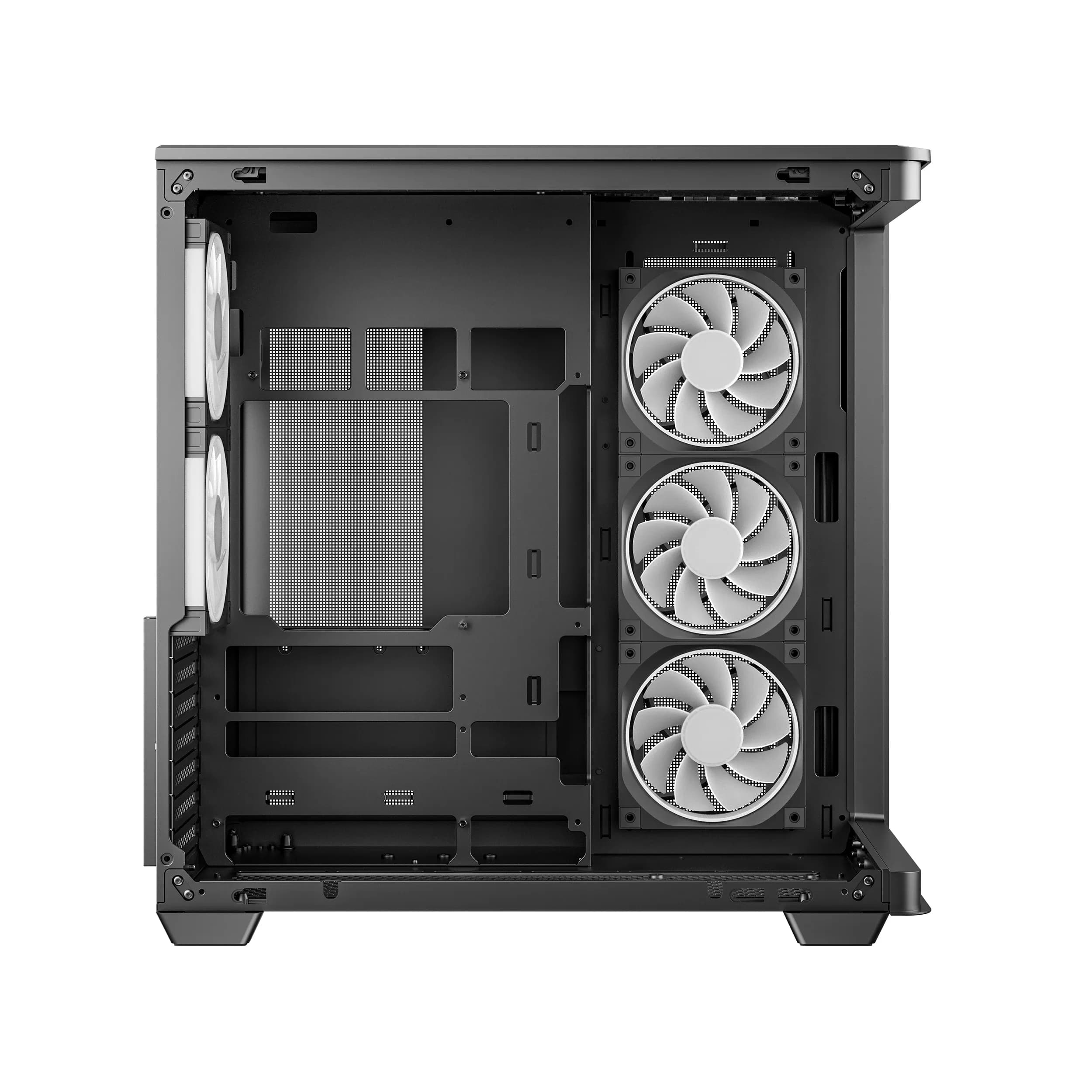 DEEPCOOL ATX CG590U 5F w/o PSU USB3.0×2 Front , Type-C + 5 fans
