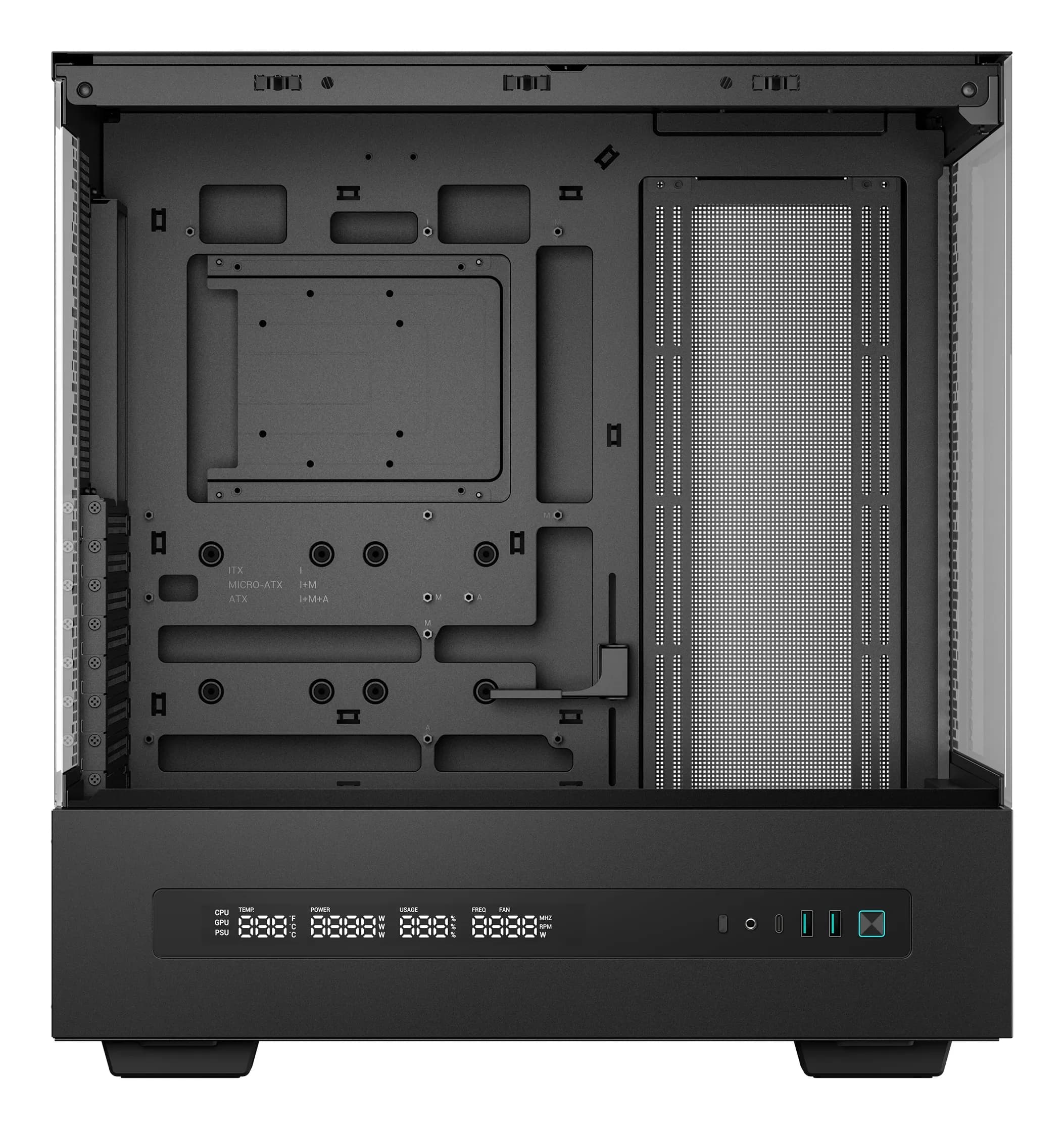 DEEPCOOL ATX CH690 DIG. w/o PSU USB3.0×2 Type-C*1
