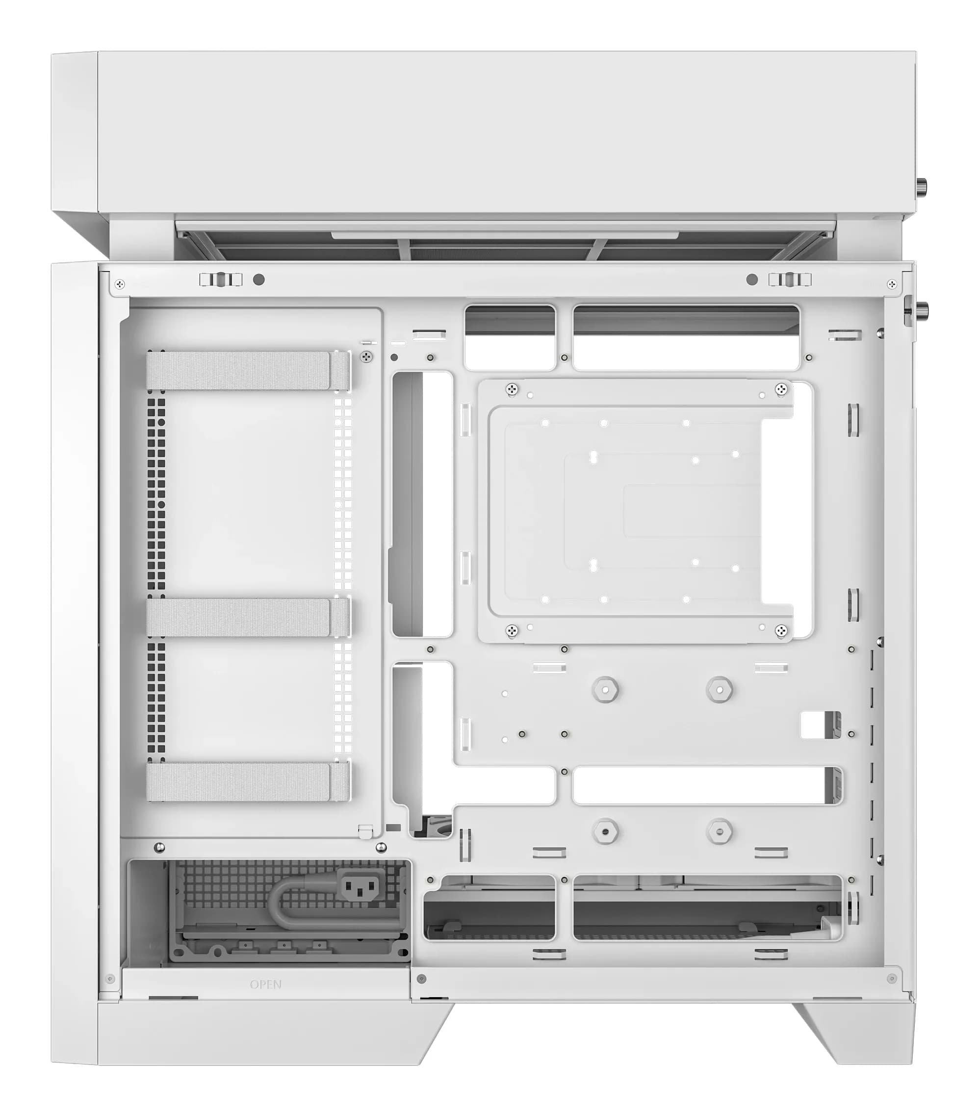 DEEPCOOL ATX CL660 WH WHITE w/o PSU 2*USB 3.0 + 3xARGB 120mm fan
