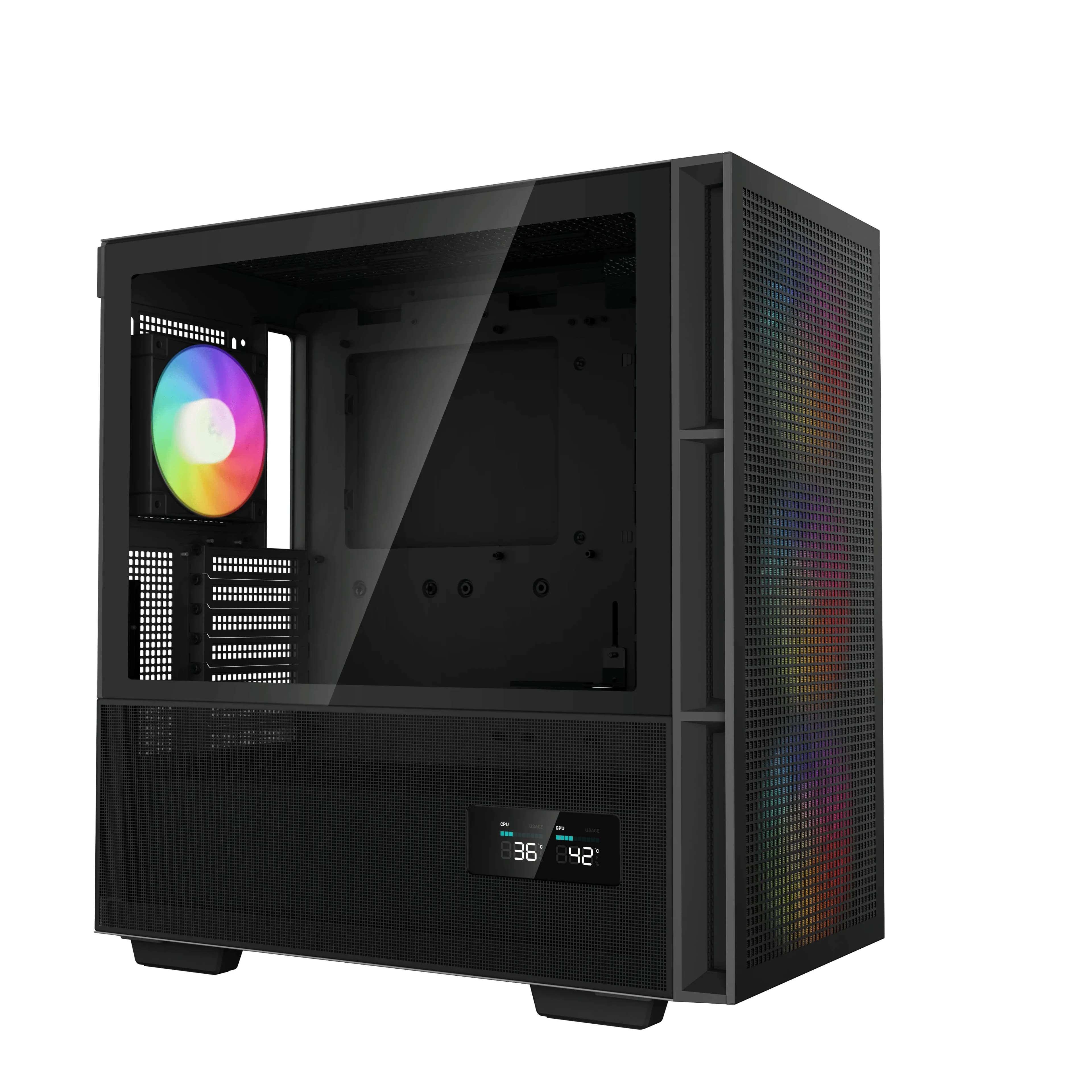 DEEPCOOL EATX CH560 DIG. w/o PSU USB3.0×2 Type-C*1 ARGB 3*140mm+1×120mm FAN (360mm Liquid Cooling)