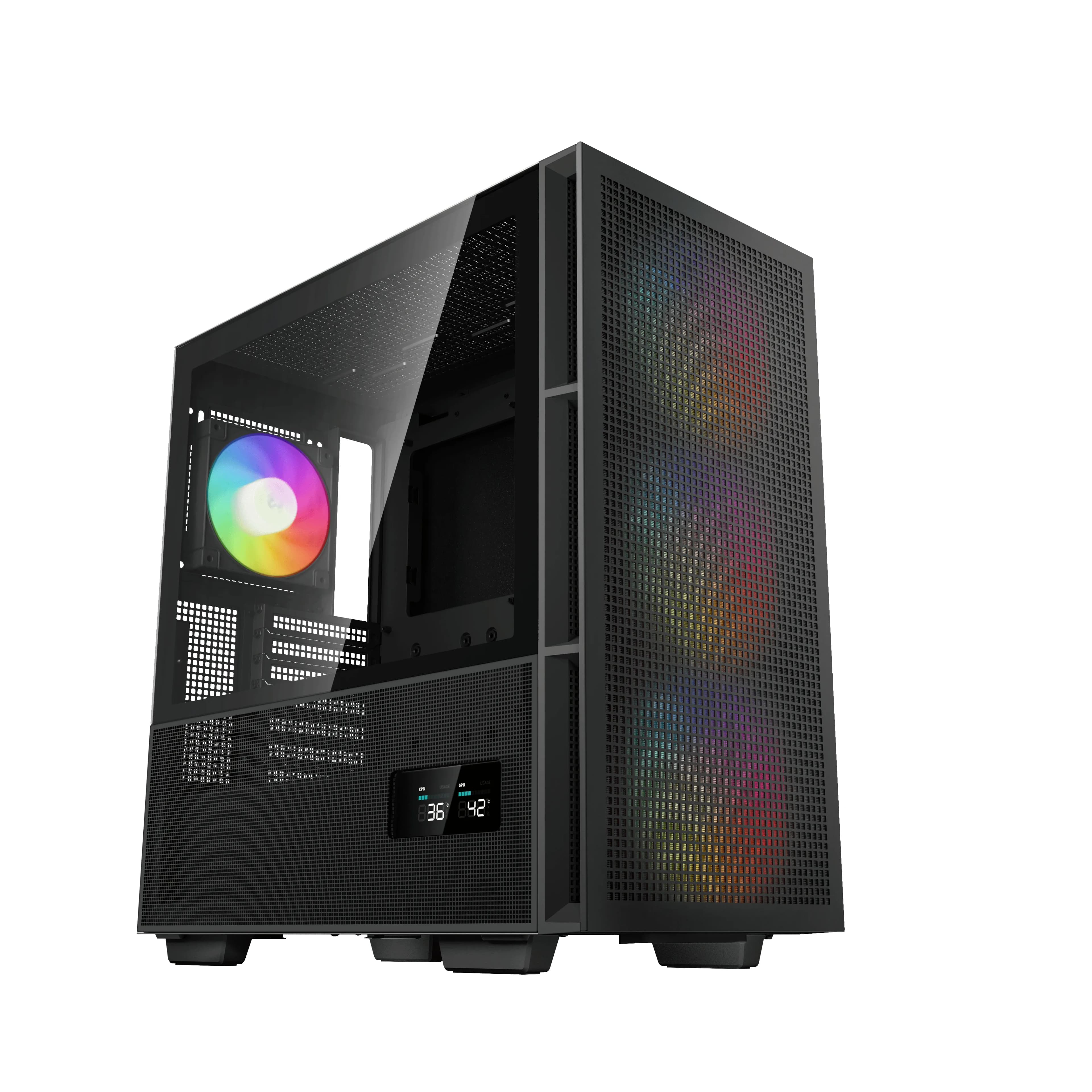 DEEPCOOL EATX CH560 DIG. w/o PSU USB3.0×2 Type-C*1 ARGB 3*140mm+1×120mm FAN (360mm Liquid Cooling)