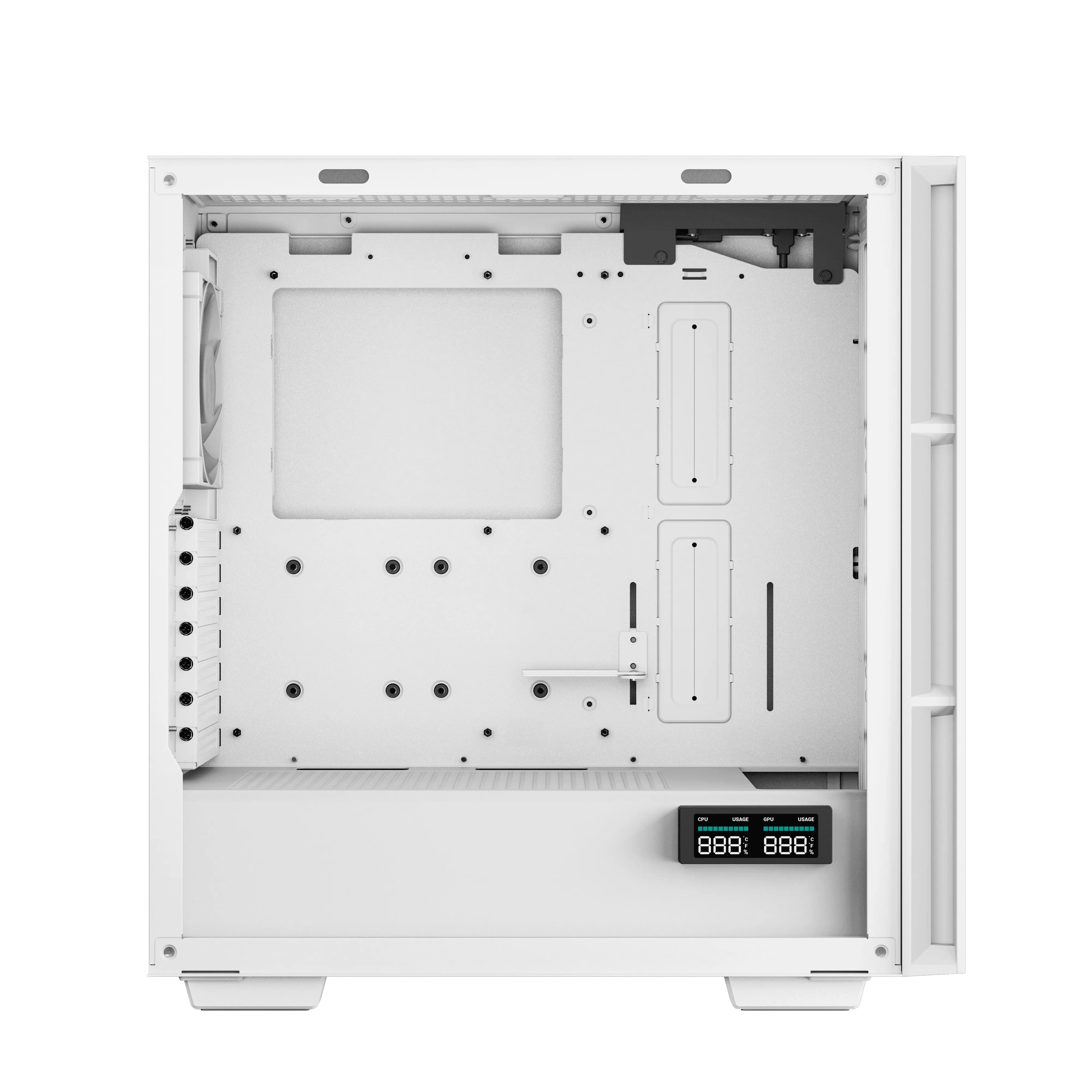 DEEPCOOL EATX CH560 DIG. WH WHITE w/o PSU USB3.0×2 Type-C*1 ARGB 3*140mm+1×120mm FAN (360mm)