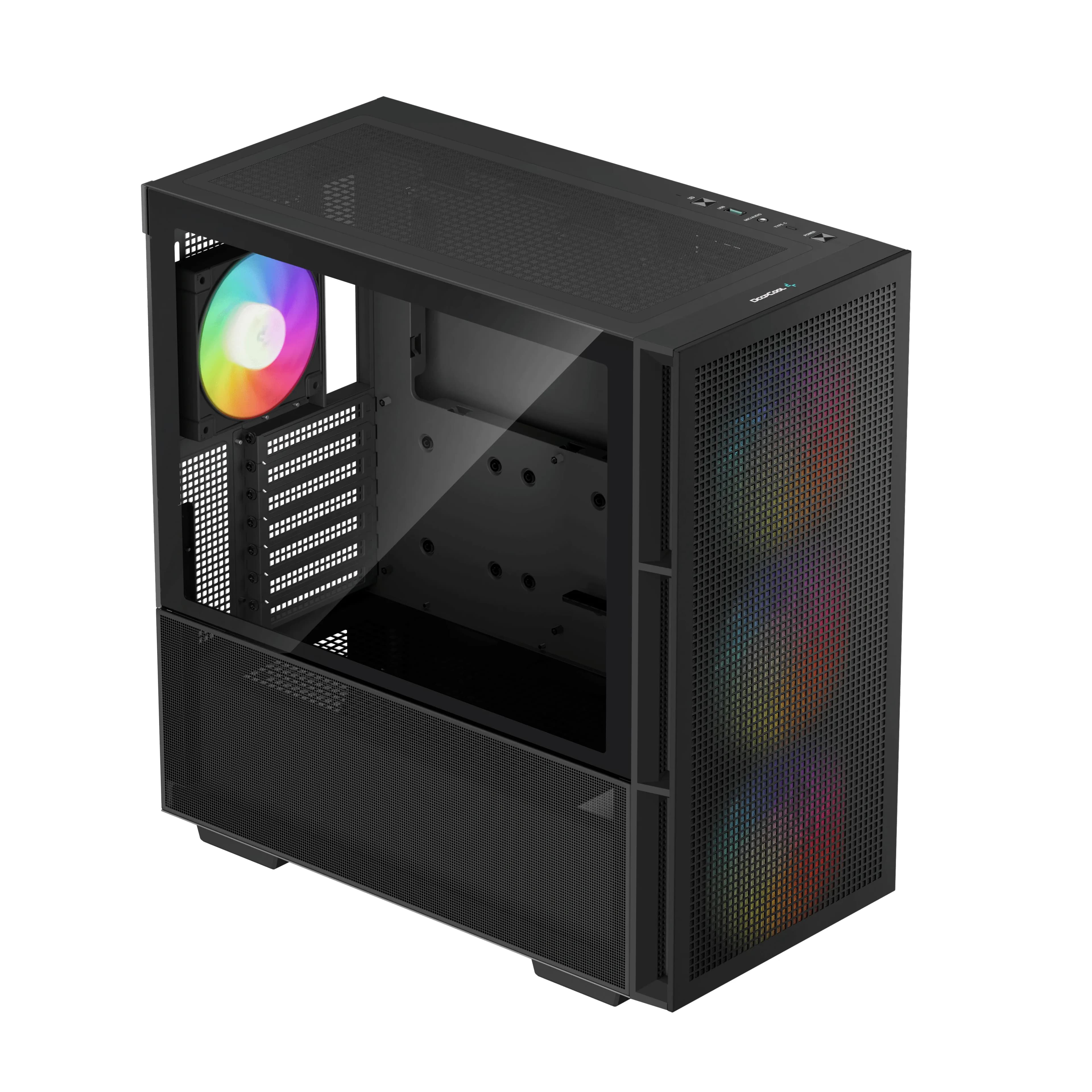 DEEPCOOL EATX CH560 w/o PSU USB3.0×2 Type-C*1 ARGB 3*140mm+1×120mm FAN (360mm Liquid Cooling ready)