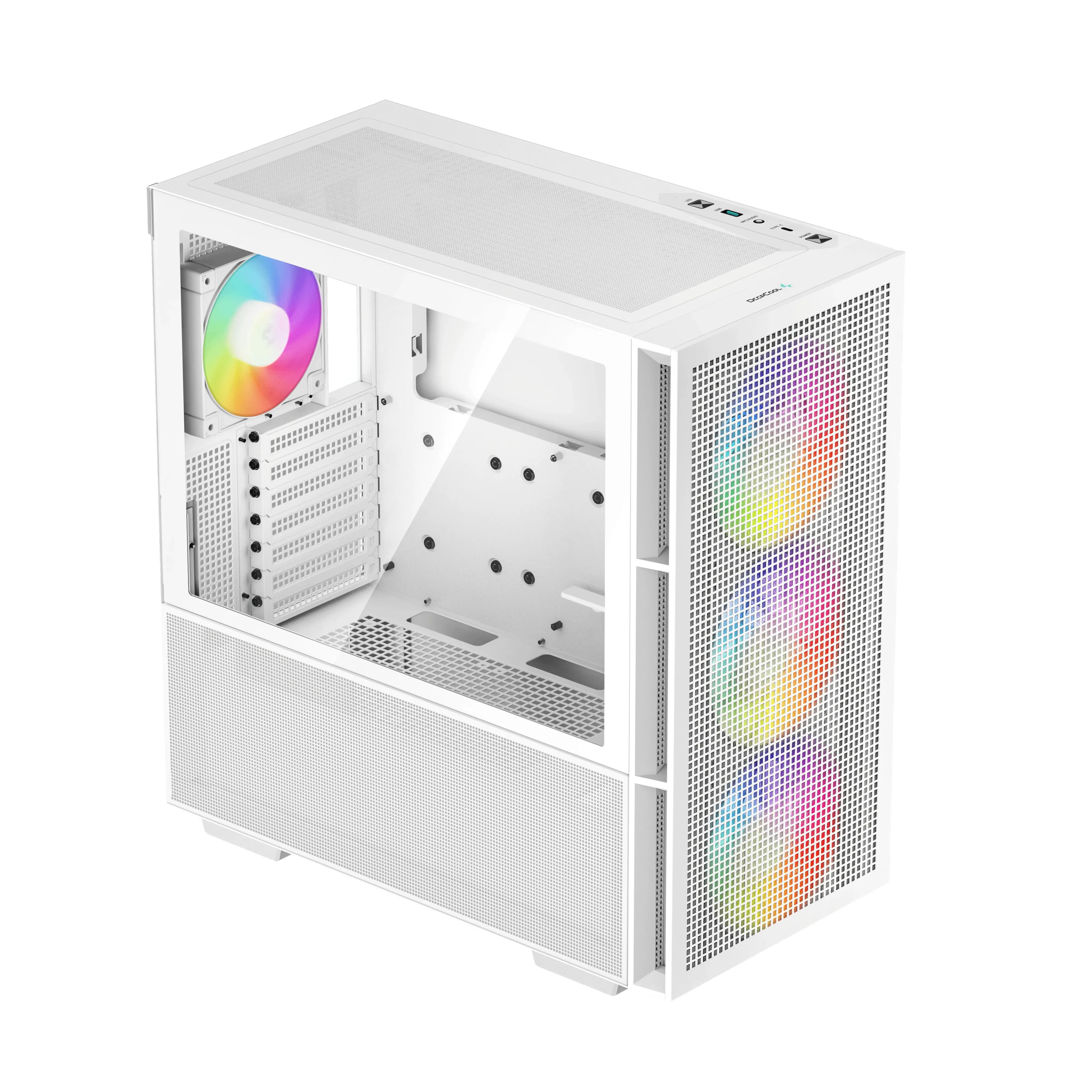 DEEPCOOL EATX CH560 WH WHITE w/o PSU USB3.0×2 Type-C*1 ARGB 3*140mm+1×120mm FAN