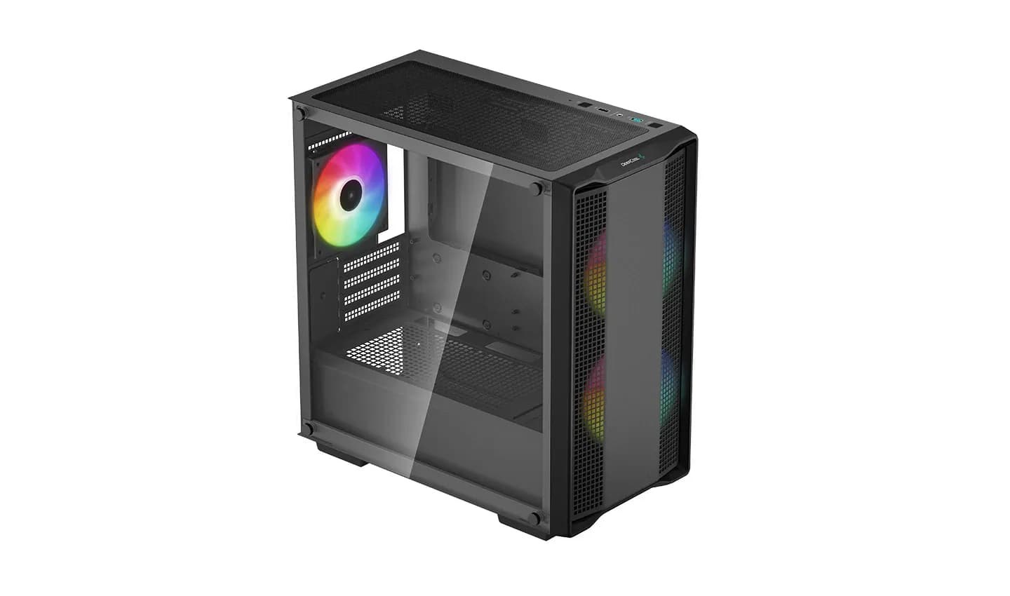 DEEPCOOL MATX CC360 ARGB w/o PSU USB3.0×2 Front + 3×120mm ARGB FANS