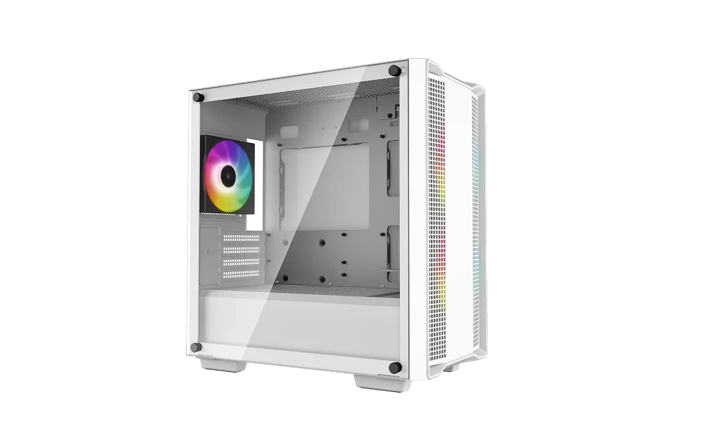 DEEPCOOL MATX CC360 WH ARGB WHITE w/o PSU USB3.0×2 Front + 3×120mm ARGB FANS