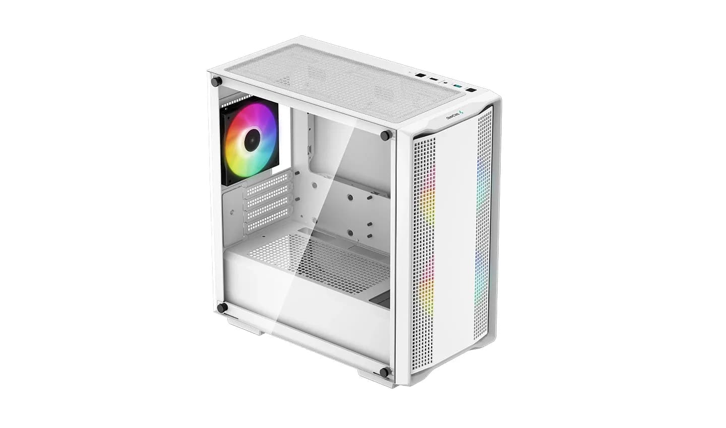 DEEPCOOL MATX CC360 WH ARGB WHITE w/o PSU USB3.0×2 Front + 3×120mm ARGB FANS