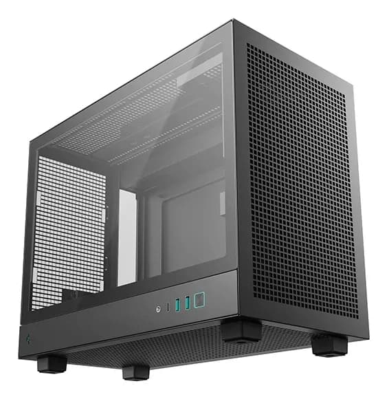 DEEPCOOL MATX CH160 PLUS w/o PSU USB 3.0 Front Type-C, Mesh panel