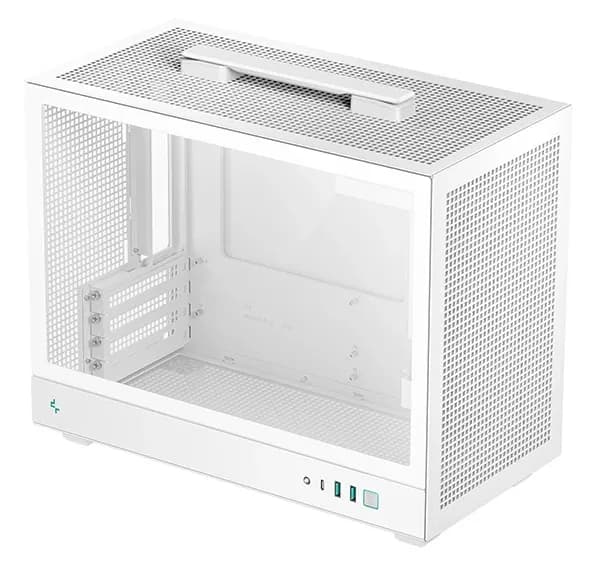 DEEPCOOL MATX CH160 PLUS WH WHITE w/o PSU USB 3.0 Front Type-C, Mesh panel