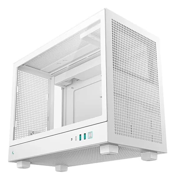 DEEPCOOL MATX CH160 PLUS WH WHITE w/o PSU USB 3.0 Front Type-C, Mesh panel