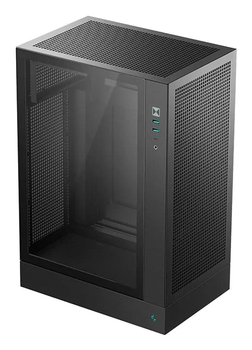 DEEPCOOL MATX CH170 PLUS w/o PSU USB 3.0 Front Type-C, Mesh panel