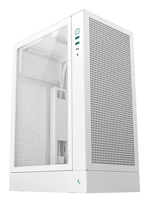 DEEPCOOL MATX CH170 PLUS WH WHITE w/o PSU USB 3.0 Front Type-C, Mesh panel